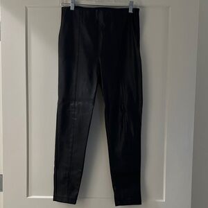 Ann Taylor Faux leather Black Leggings
